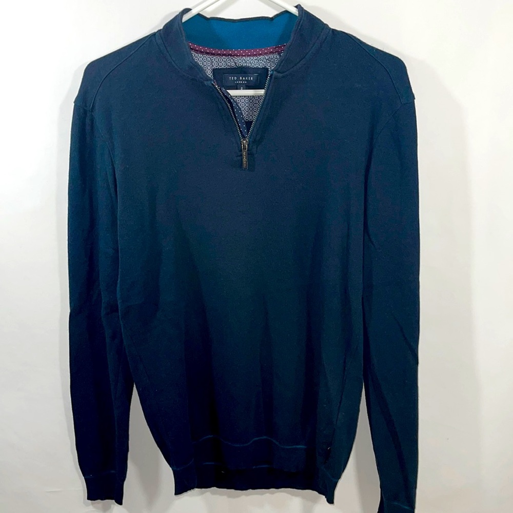 Ted Baker Quarter Zip Lightweight Sweater
